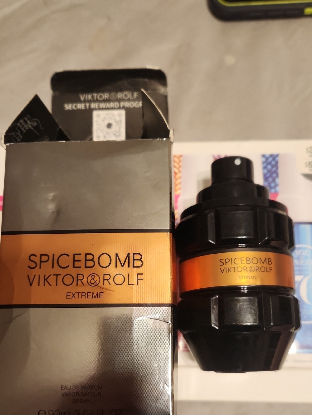 Viktor & Rolf Spicebomb Extreme Bottle – Black & Orange Accent